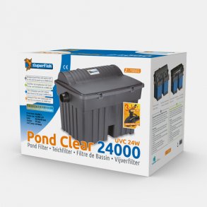 Pond Clear 24000 m/UV-C 24W og Pumpe