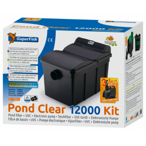 Pond Clear 12000 m/UV-C 13W og Pumpe